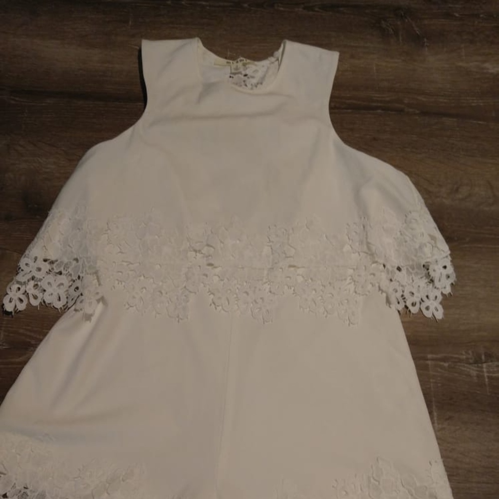 White Lace Romper